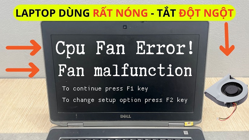  Lỗi Máy Tính Laptop Báo Fan Malfunction & Cpu Fan Error